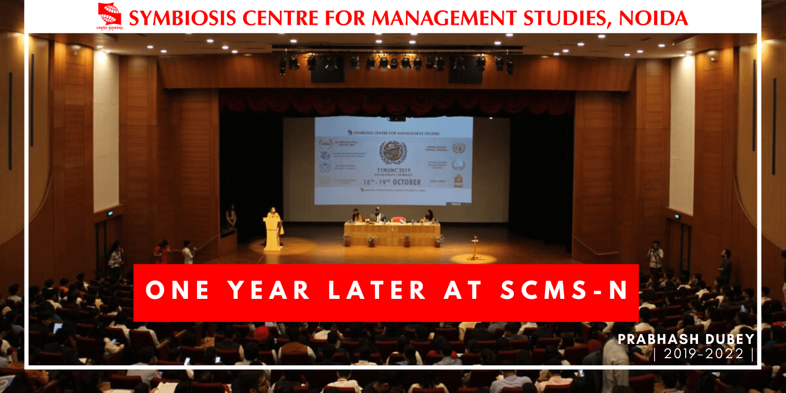 One year later at SCMS-NOIDA