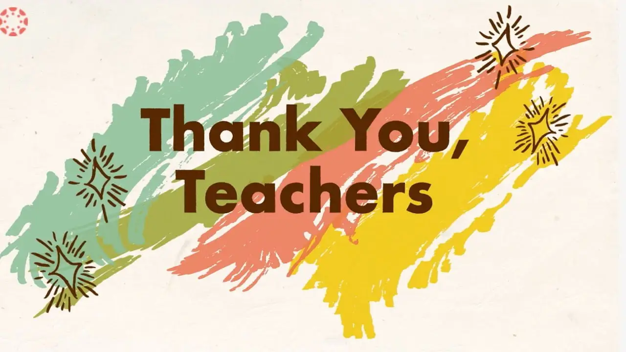 Dear Teacher, Thank you for evolving with time!